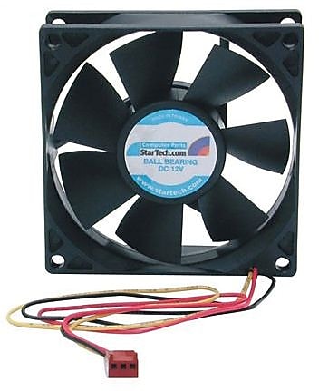 StarTech FANBOX2 Dual Ball Bearing Computer Case Fan With TX3 Connector, 3000 RPM