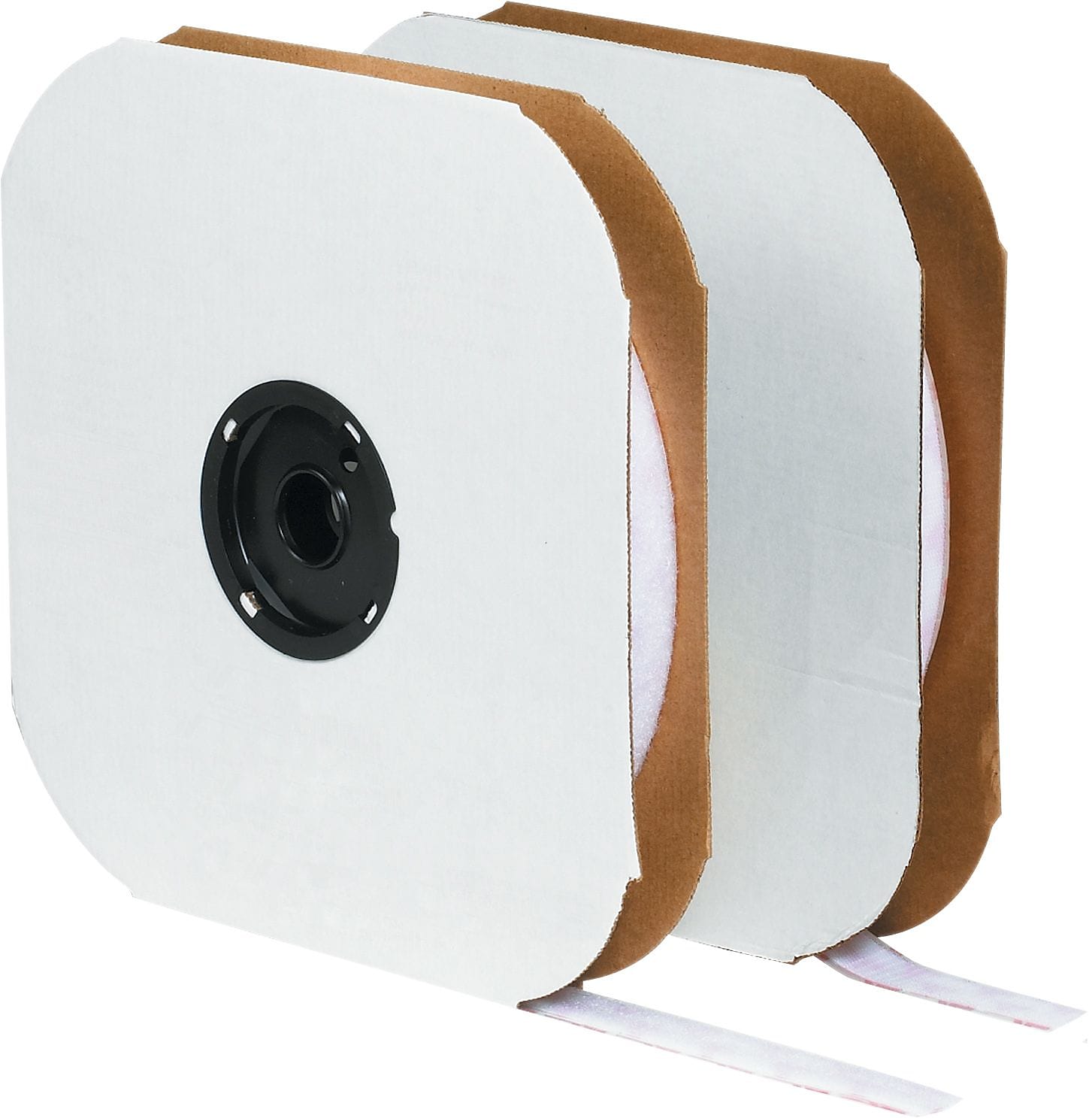 Velcro Hook Only Tape 1 1/2" x 75' Sticky Back Hook & Loop Fastener, White, Roll (VEL160)