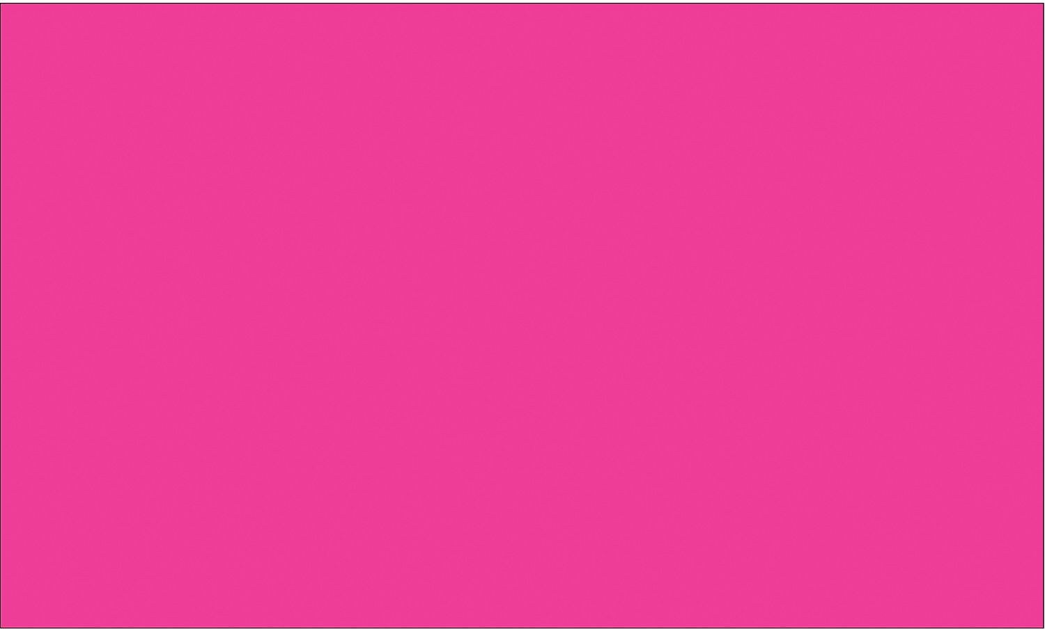 Tape Logic 2" x 4" Rectangle Inventory Label, Fluorescent Pink, 500/Roll