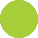 Tape Logic 1/2" Circle Inventory Label, Fluorescent Green, 500/Roll