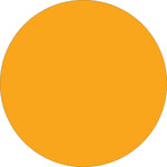 Tape Logic 2" Circle Inventory Label, Fluorescent Orange, 500/Roll