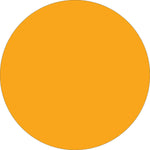 Tape Logic 1" Circle Inventory Label, Fluorescent Orange, 500/Roll