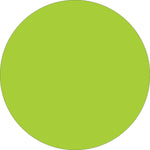 Tape Logic 3" Circle Inventory Label, Fluorescent Green, 500/Roll