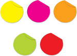 Tape Logic 2" Circle Fluorescent Inventory Label, 5000/Pack