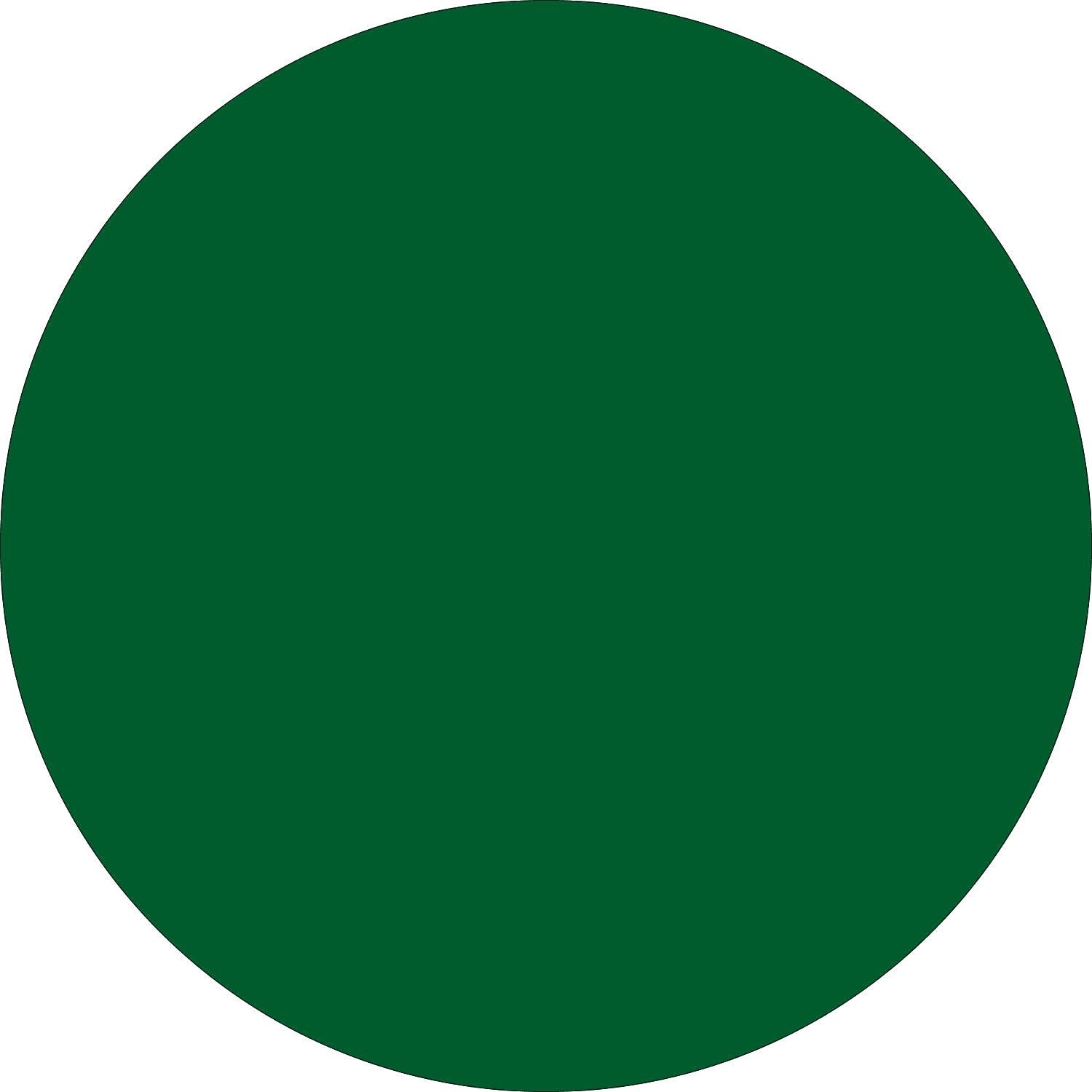 Tape Logic 1/2" Circle Inventory Label, Green, 500/Roll