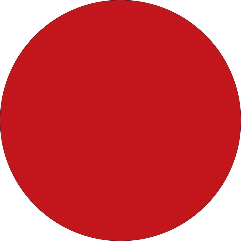 Tape Logic 1/2" Circle Inventory Label, Red, 500/Roll