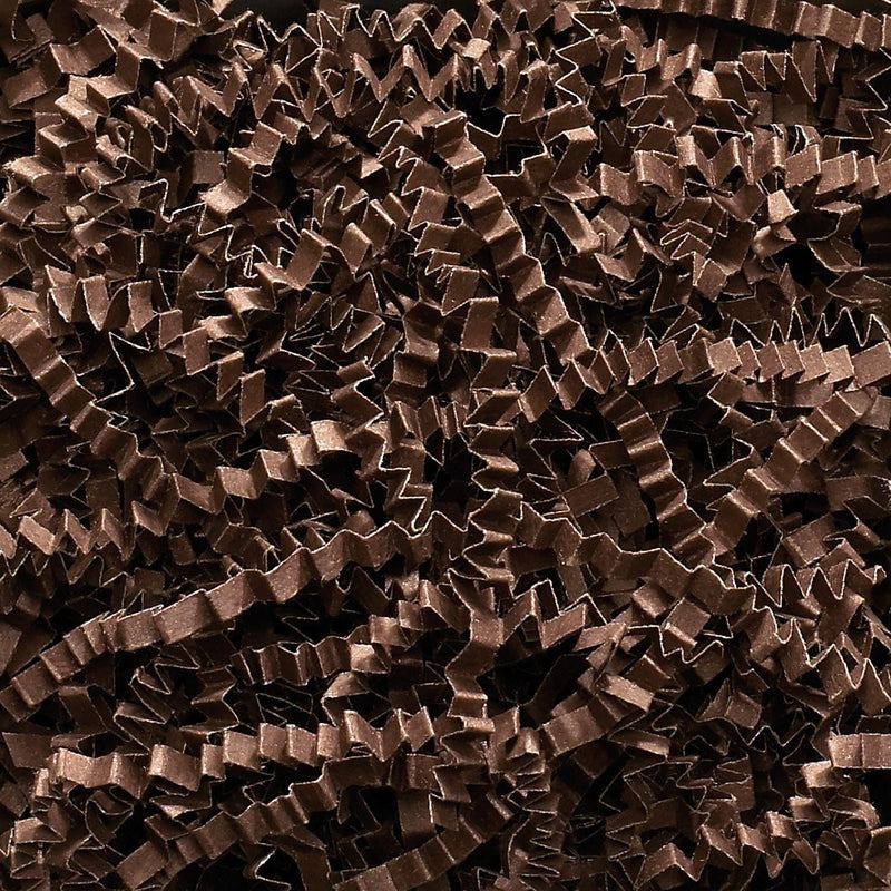 Partners Brand Crinkle Paper, 10 lbs., Chocolate (CP10G)
