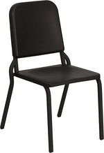 Flash Furniture HERCULES™ Polypropylene Stackable Melody Band/Music Chair, Black, 12/Pack