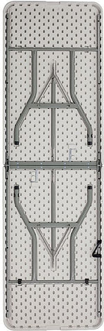 Flash Furniture 96" Bi-Folding Table, Granite White, 10/Pack (10RB3096FH)