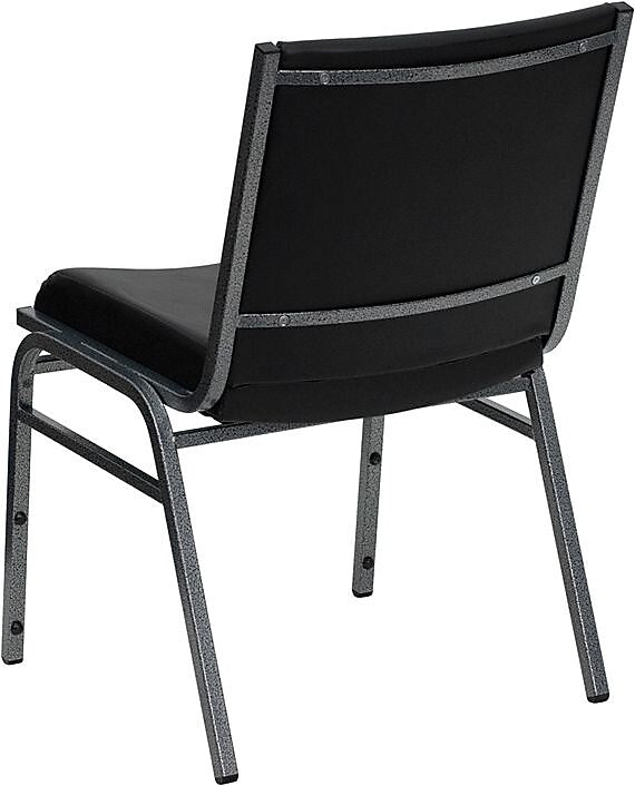 Flash Furniture HERCULES™ Vinyl Heavy Duty Stack Chair, Black, 40/Pack (40XU60153BKVYL)