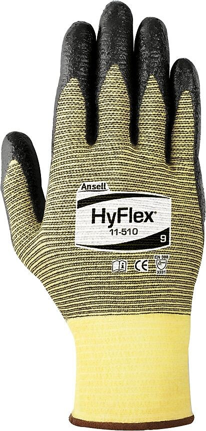 Ansell HyFlex Cut Protection Nitrile Gloves, X-Large, 12/Pair