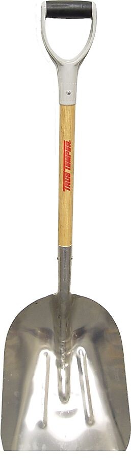 Ames® 1670900 Kodiak 27" No. 10 Hollow Back Scoop Shovel With Wood D-grip Handle