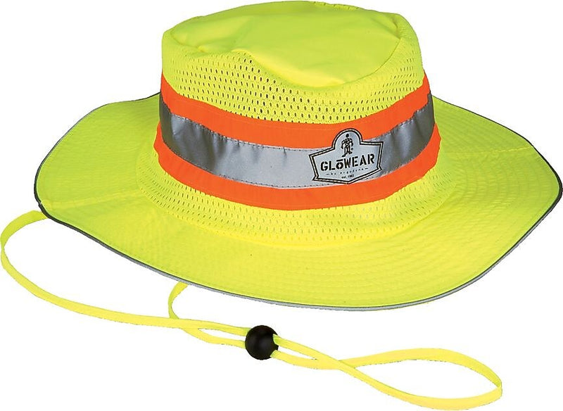 Ergodyne GloWear 8935 Cooling High Visibility Sun Hat, Lime, Large/Extra-Large (23260)