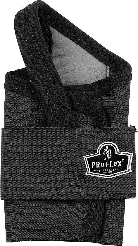 Ergodyne ProFlex® 4000 Single Strap Left Wrist Support, Large, Black