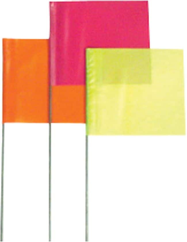 Presco 21"(L) x 3"(W) x 2"(H) Stake Flag, White