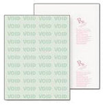 Paris DocuGard Standard 8.5" x 11" Business Security Check On Top, 24 lbs., Green, 500 Sheets/Ream, 2500/Carton (04502P)