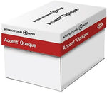 Accent Opaque 12" x 18" Digital Smooth Paper, 100 lbs., White, 1250/Case (188086CASE)
