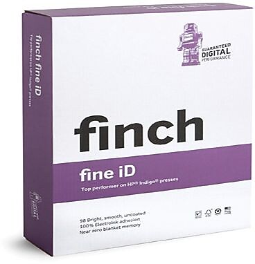Finch Fine 12" x 18" Ultra Smooth ID Paper, 24 lbs., 98 Brightness, 1250 Sheets/Carton (3020-6015)