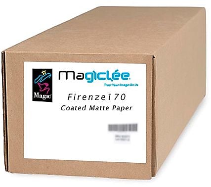 Magiclee/Magic Firenze 170 42" x 100' Coated Matte Presentation Paper, Bright White, Roll