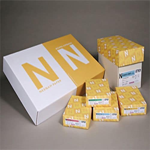 Neenah Paper Royal Sundance 8 1/2" x 11" Fiber Writing Paper, 24 lbs., 88 Brightness, White, 5000/Case (93411CASE)