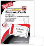 Blanks/USA® 3 1/2" x 2" 80 lbs. Micro-Perforated Business Card, White, 2500/Pack