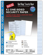 Blanks USA Kan't Kopy 8.5" x 11" Security Paper, 60 lbs., Blue, 500 Sheets/Ream (KK25A1VBLNB)