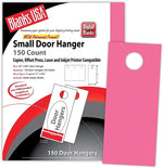 Blanks/USA® 3.67" x 8 1/2" 65 lbs. Digital Timberline Cover Door Hanger, Plasma Pink, 50/Pack
