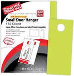 Blanks/USA® 3.67" x 8 1/2" 65 lbs. Digital Timberline Cover Door Hanger, Spring Green, 50/Pack