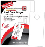 Blanks/USA® 3.67" x 8 1/2" 90 lbs. Digital Index Cover Door Hanger, White, 50/Pack
