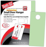 Blanks/USA® 3.67" x 8 1/2" 67 lbs. Digital Bristol Cover Door Hanger, Green, 334/Pack