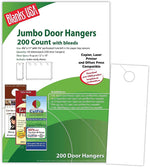 Blanks/USA® 4 1/8" x 11" 80 lbs. Digital Gloss Cover Door Hanger, White, 50/Pack