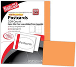 Blanks/USA® Timberline Digital Postcard, 5 1/2" x 4 1/4", Hunters Orange, 50/Pack