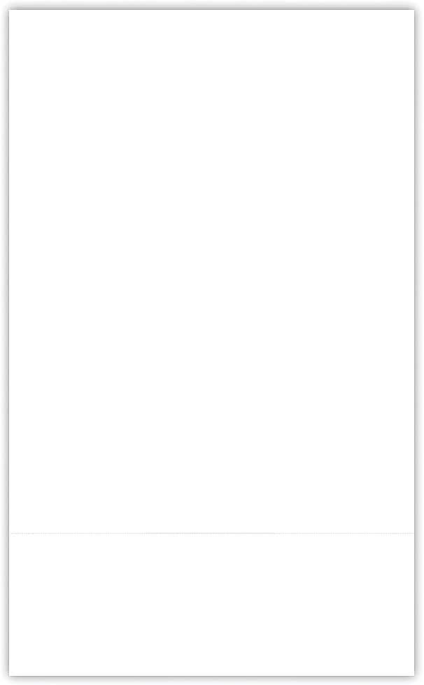 Blanks/USA® 8 1/2" x 11" 60 lbs. Business Form, White, 500/Pack