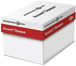 IP Accent Opaque 8.5" x 14" Digital Smooth Multipurpose Paper, 24 lbs., Brightness, 5000 Sheets/Carton (188033case)
