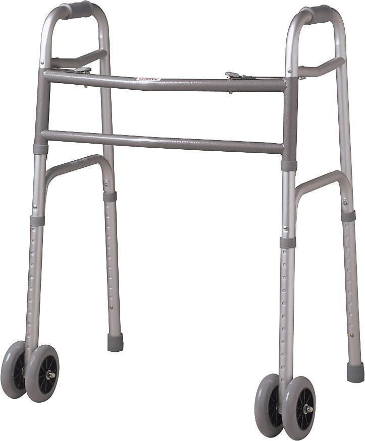 Guardian Folding Walker, Bariatric, 33.5"-43.5" H, Each (MDS86410XWW)