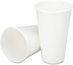 AbilityOne Skilcraft Cold Beverage Cups, 12 oz., White with Logo, 2500/Box (NSN6414592)