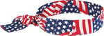 Ergodyne Chill-Its 6700 Evaporative Cooling Bandana, Blue and Red, One Size, 24/Carton (12303)