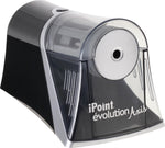 Westcott iPoint Evolution Axis Pencil Sharpener, Black (15510)