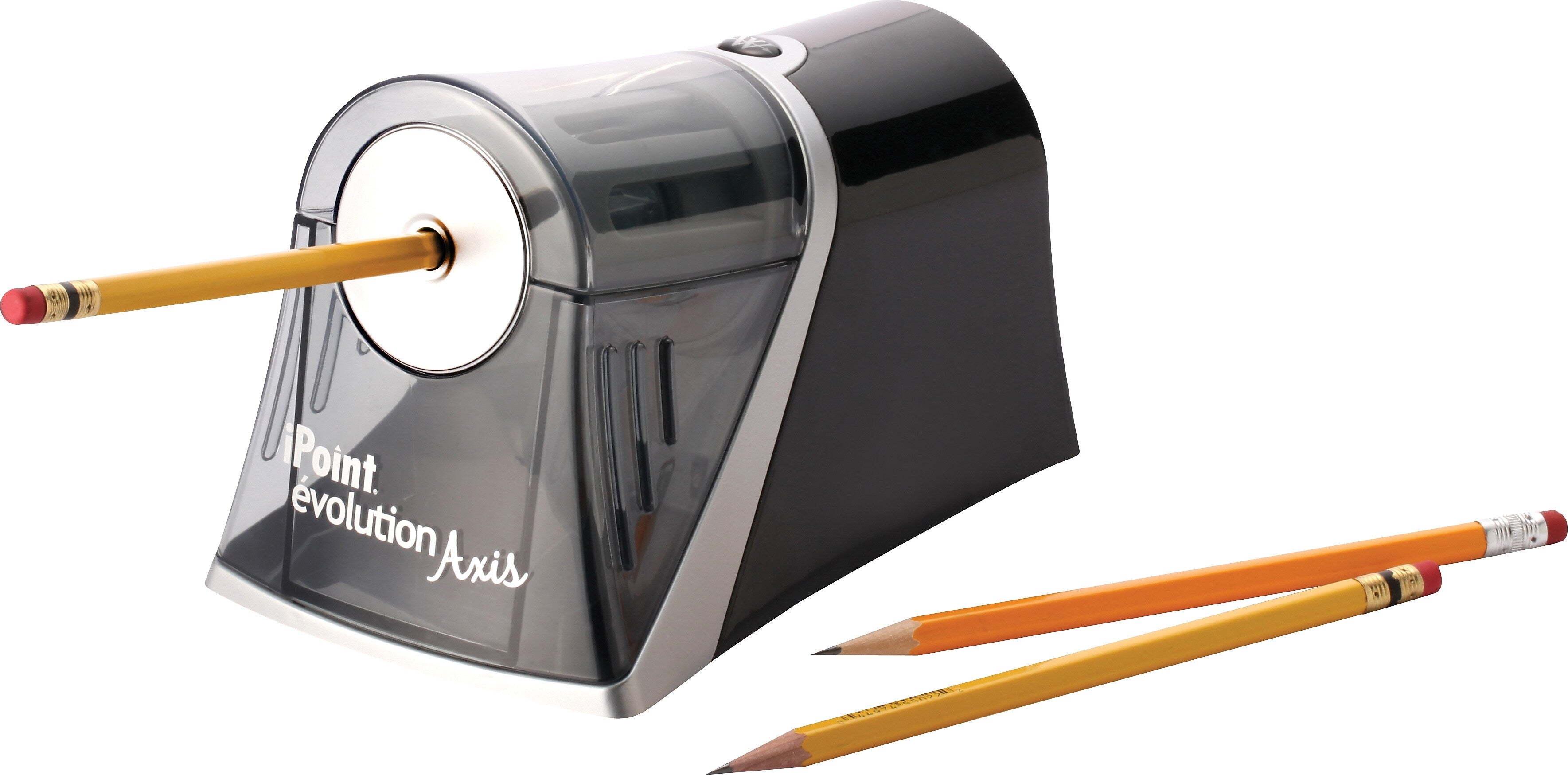 Westcott iPoint Evolution Axis Pencil Sharpener, Black (15510)