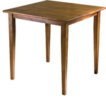 Winsome Groveland 29.13" x 29.53" x 29.53" Wood Square Shaker Leg Dining Table, Light Oak