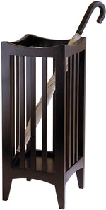 Winsome Wood Portland Umbrella Stand, Cappuccino