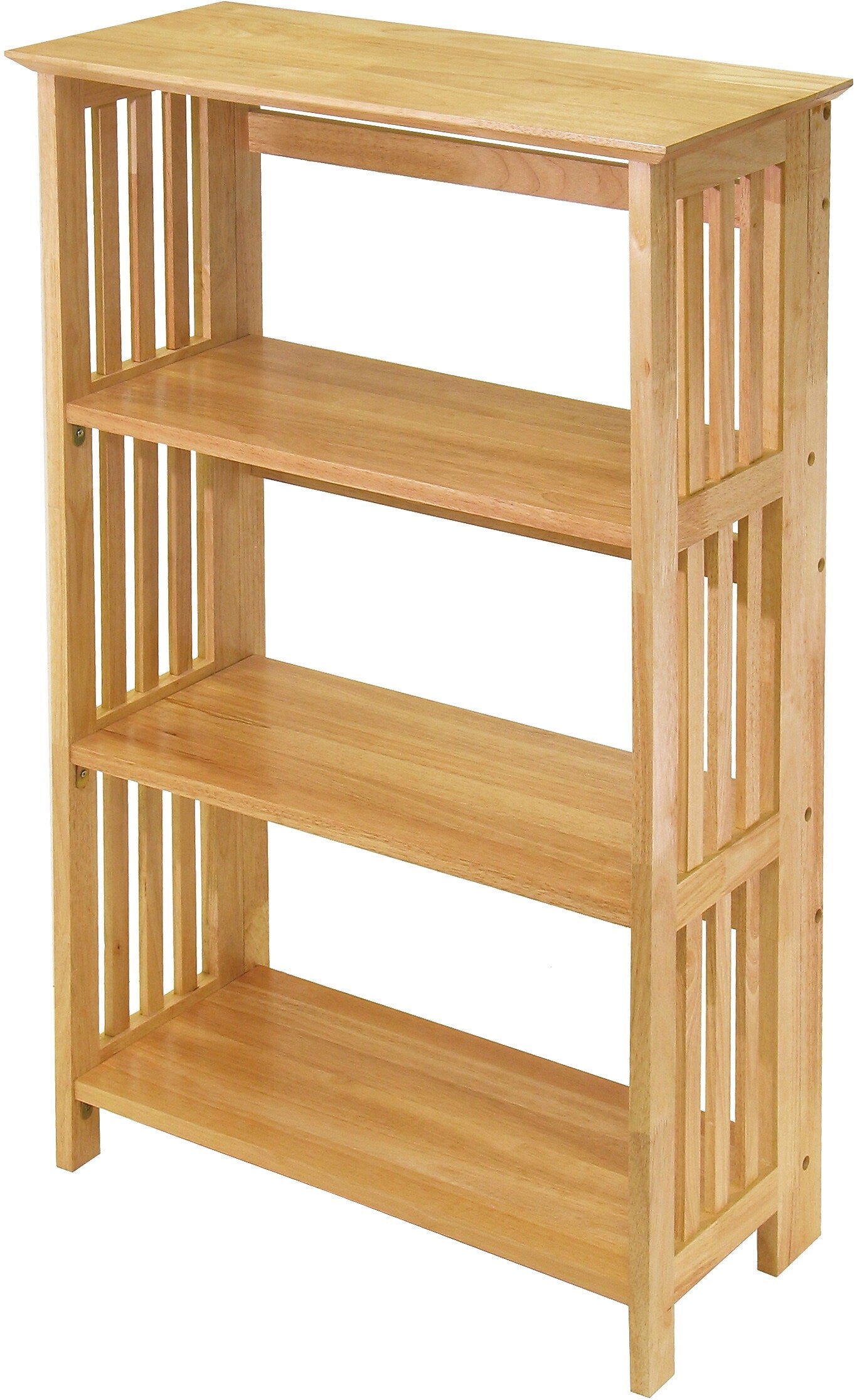 Winsome Mission Beech Wood 4-Tier Shelf, Natural