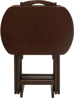 Winsome 25 3/4" x 23 3/4" x 15 3/4" MDF Top/ Wood Oversize Oblong TV Table, Antique Walnut