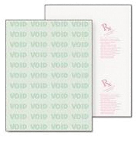 Paris DocuGard Standard 8.5" x 11" Business Security Check In Middle, 24 lbs., Blue, 500 Sheets/Ream, 2500/Carton (04509)