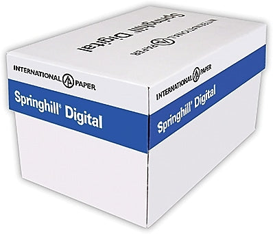 Springhill 67 lbs. Vellum Bristol Cover, 8 1/2" x 11", Pink, 2000/Case