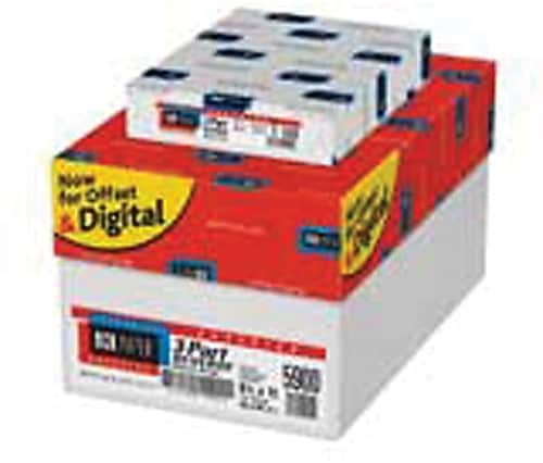 Appleton NCR 8.5" x 11" Bond Carbonless Paper, 21 lbs., Canary Yellow/White, 2500/Case (4657ACASE)