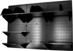 Wall Control Desk and Office Craft Center Organizer Kit, Black