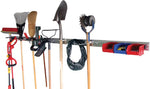Wall Control 8' Metal Pegboard Strip Garage Rail Organizer Pack, Galvanized