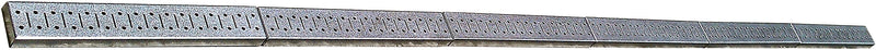Wall Control 8' Metal Pegboard Strip Garage Rail Organizer Pack, Galvanized