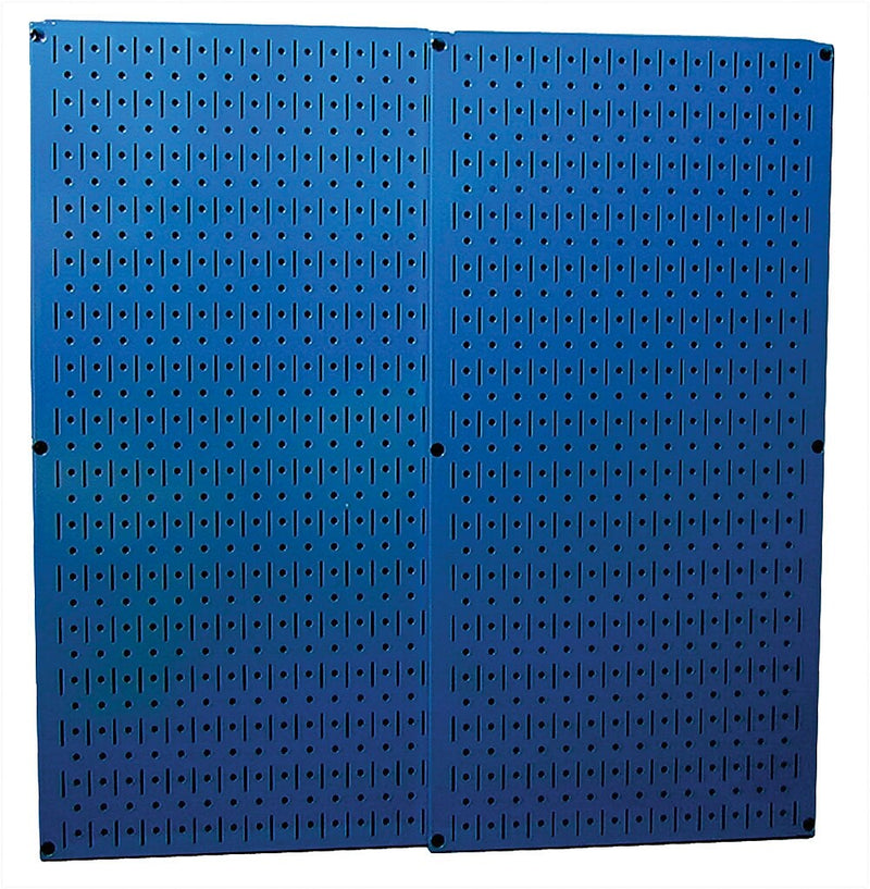 Wall Control Combo Metal Pegboard Panel, Blue, 2/Pack